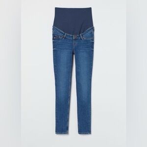 Maternity H&M blue skinny jeans